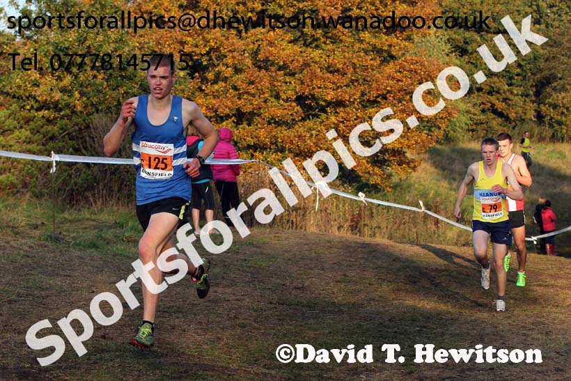 Senior men, National Cross Country Relays, Berry Park, Mansfield. Photo: David T. Hewitson/Sports for All Pics